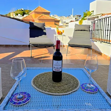 Casa Luna-rooftop Terrace-torrox Pueblo טורוקס